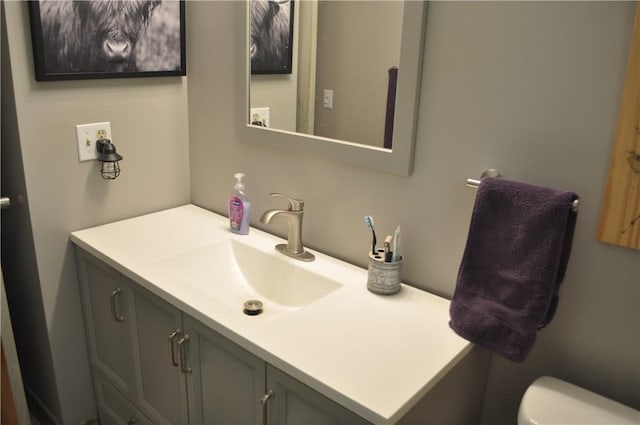 3344 Orangeville Rd, South Pymatuning Twp, PA 16150 - half bath with vanity and toilet