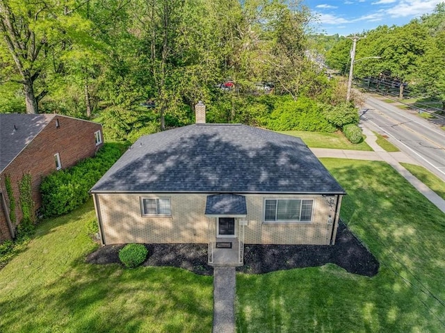 417 Orchard Dr, Mt Lebanon, PA 15228 - view from above of property
