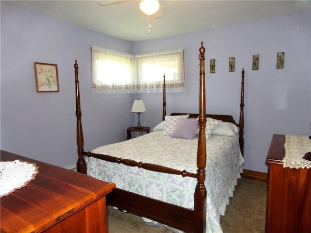 959 E Main St, Somerset Boro, PA 15501 - bedroom with carpet floors and ceiling fan