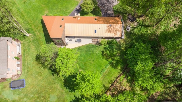 aerial view of property and surrounding area