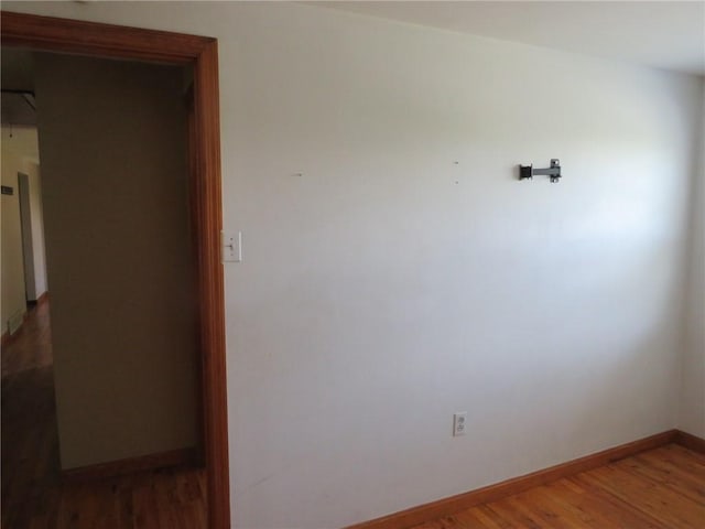 973 Glen Hayes Dr, Moon/Crescent Twp, PA 15046 - unfurnished room with wood finished floors and baseboards
