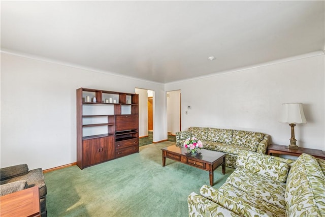 741 Whitehead Ln, North Huntingdon, PA 15642 - carpeted living room featuring baseboards