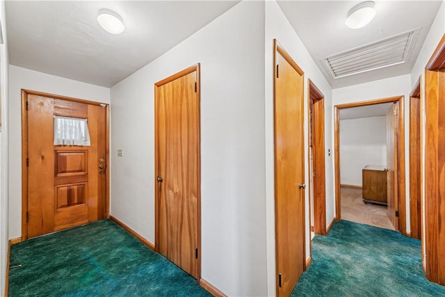 741 Whitehead Ln, North Huntingdon, PA 15642 - hallway with carpet flooring and baseboards
