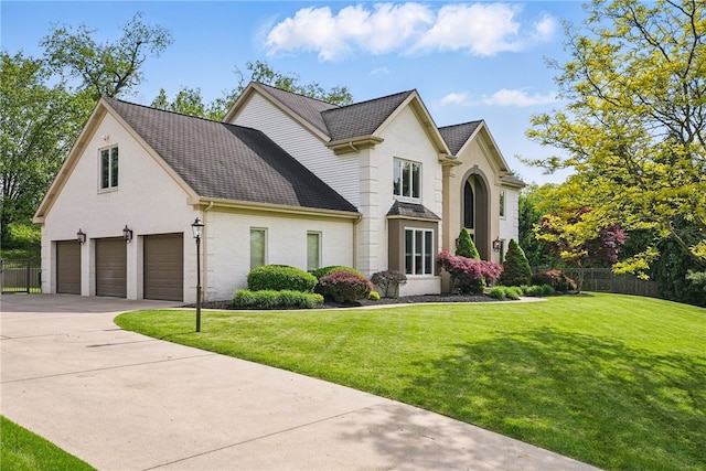104 Ross Creek Ln, Peters Twp, PA 15367 - view of front of house with driveway, brick siding, and a shingled roof