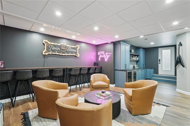 104 Ross Creek Ln, Peters Twp, PA 15367 - common area with recessed lighting and a paneled ceiling
