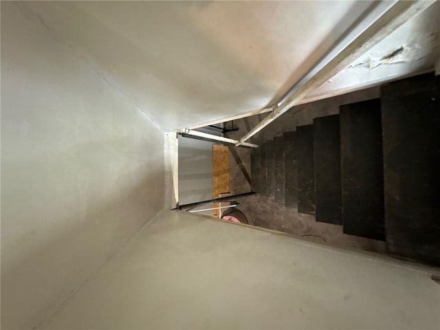 view of below grade area