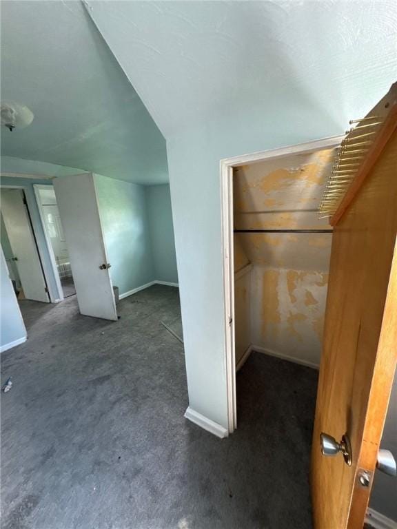 bonus room featuring carpet and baseboards