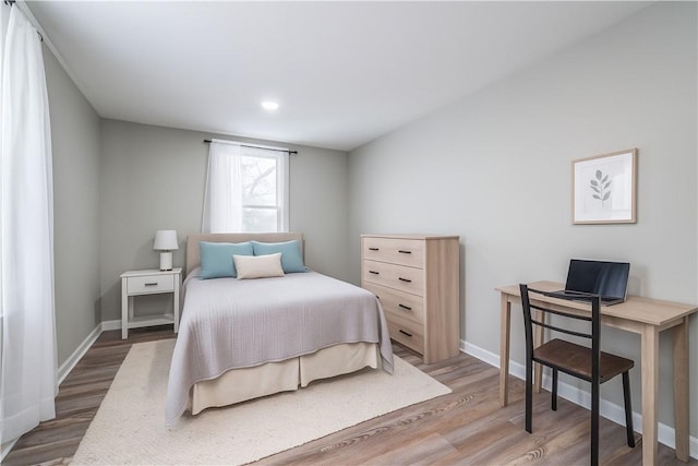 1720 Stratmore St, Crafton Heights, PA 15205 - bedroom with wood finished floors and recessed lighting
