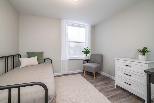 1720 Stratmore St, Crafton Heights, PA 15205 - bedroom with dark wood-type flooring and baseboards