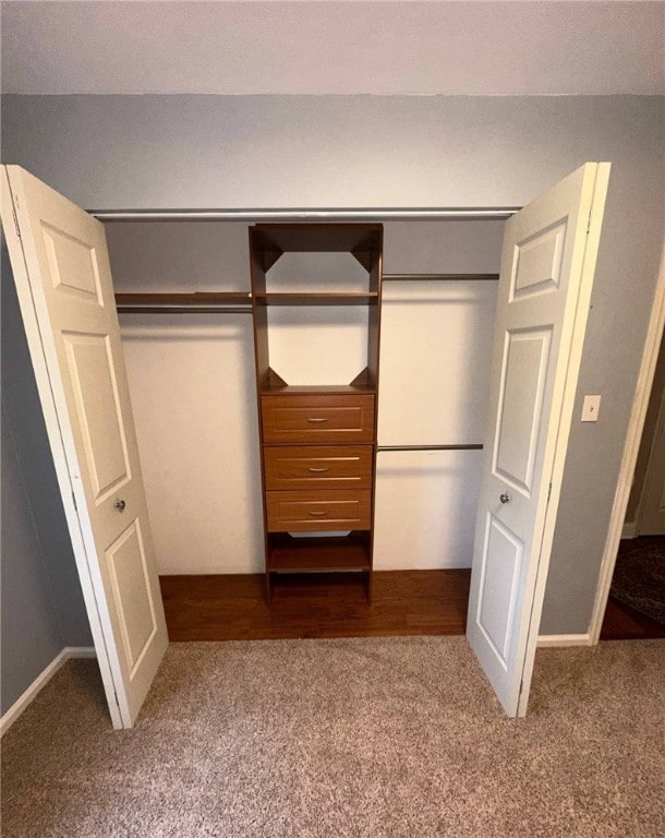 view of closet