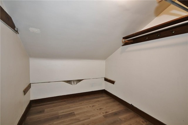 18 W Manilla Ave, Green Tree, PA 15220 - walk in closet featuring vaulted ceiling and wood finished floors