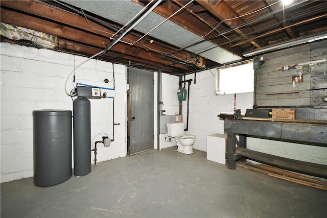 18 W Manilla Ave, Green Tree, PA 15220 - basement featuring a water softener system and gas meter