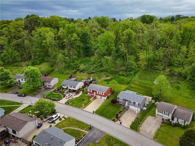 945 Key W Dr, Plum Boro, PA 15239 - aerial view of residential area with a heavily wooded area