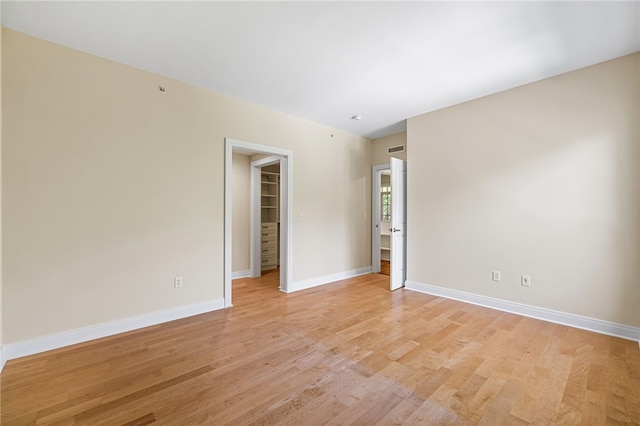 1219 Crescent Pl Unit 3C, Squirrel Hill, PA 15217 - spare room featuring light wood-style floors and baseboards