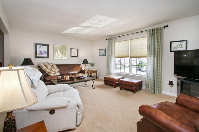 707 Cherry Blossom Ct, Murrysville, PA 15626 - living room with baseboards and carpet floors