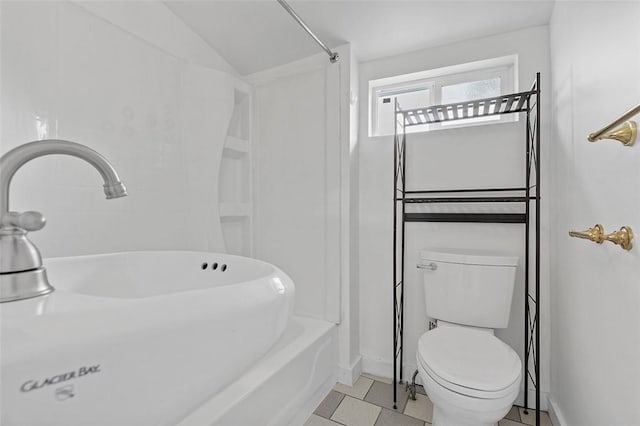 2633 S 18th St, Mount Oliver, PA 15210 - full bathroom featuring a sink, baseboards, a shower, and toilet