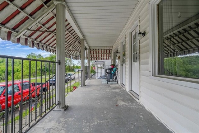 view of patio / terrace featuring a porch