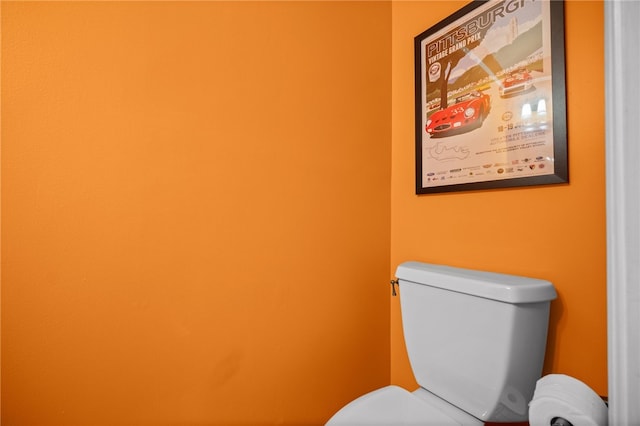 bathroom featuring toilet