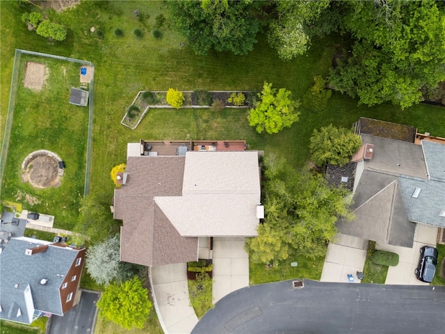 aerial overview of property's location