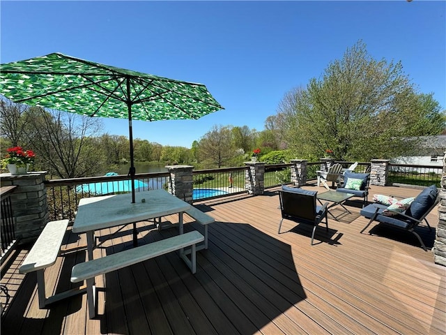 259 Old Mercer Rd, Springfield Twp Mer, PA 16156 - deck featuring outdoor dining area