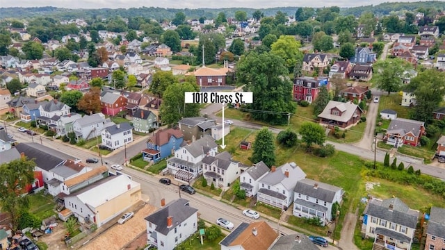 aerial perspective of suburban area
