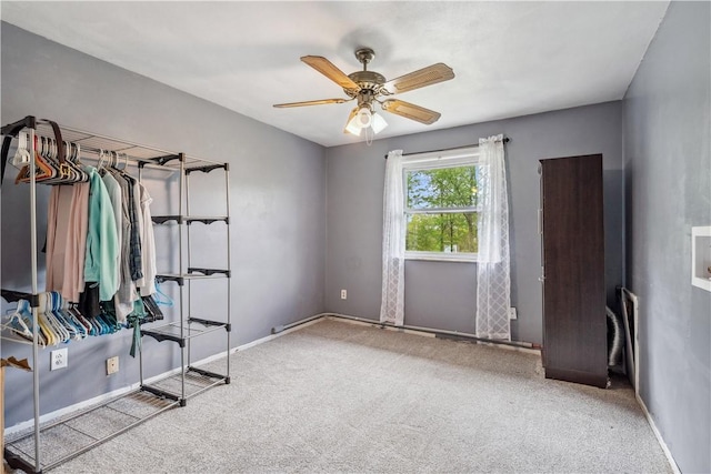 106 Boyanna Dr, Industry, PA 15052 - interior space with carpet, ceiling fan, and baseboards