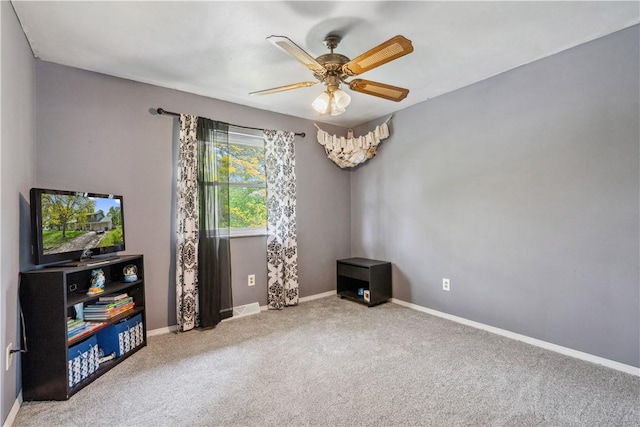 106 Boyanna Dr, Industry, PA 15052 - unfurnished room featuring carpet floors, a ceiling fan, and baseboards