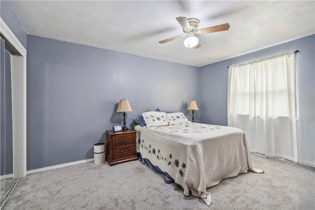 106 Boyanna Dr, Industry, PA 15052 - bedroom with carpet floors, a ceiling fan, and baseboards