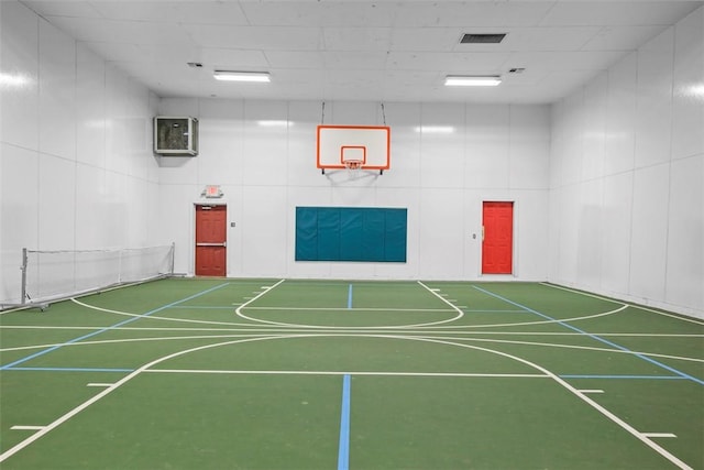 view of basketball court with community basketball court