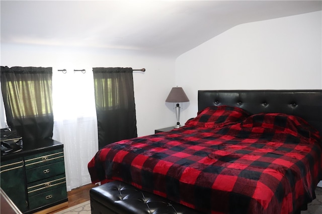 200 Burch Dr, Moon/Crescent Twp, PA 15108 - bedroom featuring lofted ceiling and wood finished floors