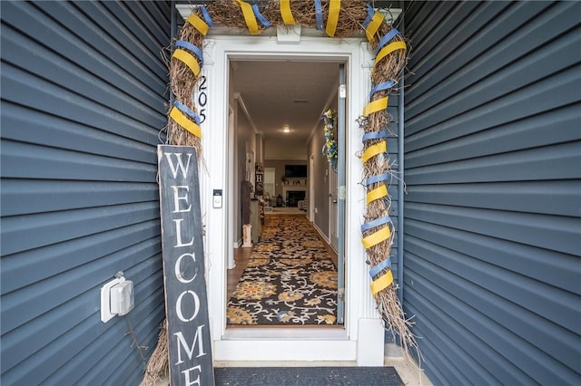 view of entrance to property