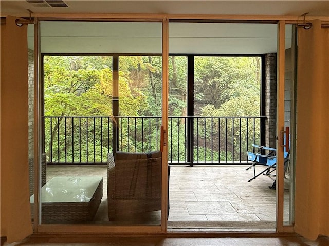 entryway with plenty of natural light
