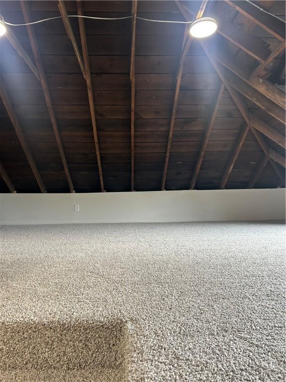 view of attic