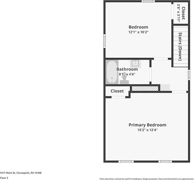 1017 Main St, Coraopolis, PA 15108 - property floor plan