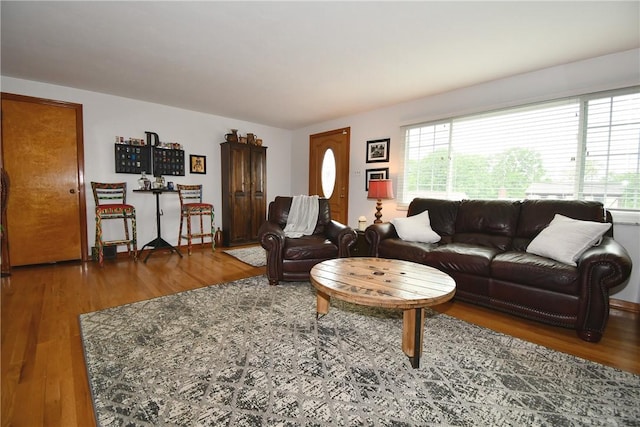 5005 Brownsville Rd, Whitehall, PA 15236 - living room with healthy amount of natural light and wood finished floors