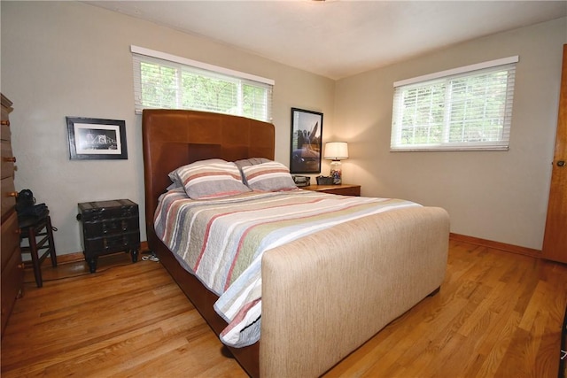 5005 Brownsville Rd, Whitehall, PA 15236 - bedroom with light wood-style flooring and baseboards