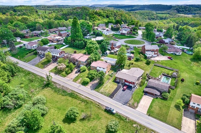 1409 Gill Hall Rd, Jefferson Hills, PA 15025 - aerial view of residential area with a forest