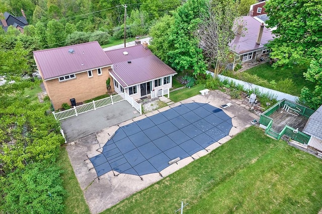 1409 Gill Hall Rd, Jefferson Hills, PA 15025 - view of swimming pool with a patio