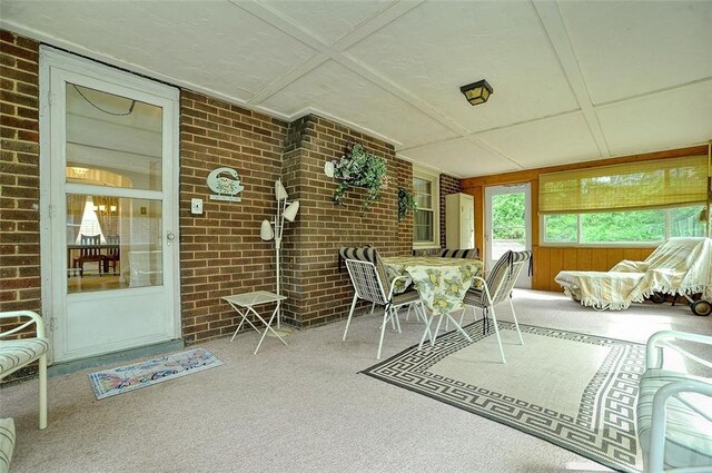 338 Elizabeth Ave, Chalfant Boro, PA 15112 - sunroom / solarium with outdoor dining space