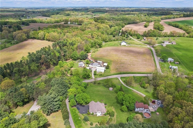 aerial view of property and surrounding area