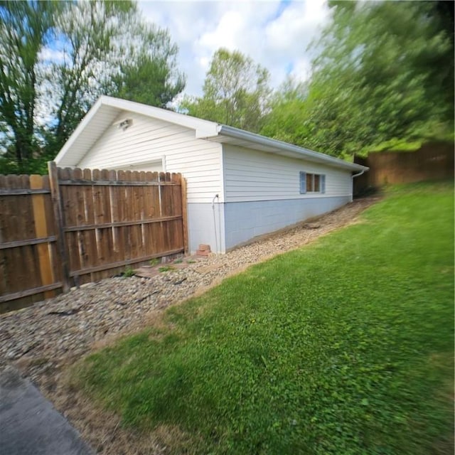 view of side of property