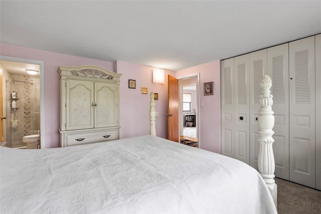 2880 Willowick Ct, South Fayette, PA 15017 - bedroom with ensuite bathroom, carpet flooring, and a closet