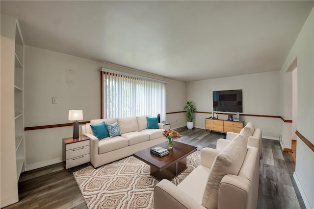 433 Brunner Dr, Monroeville, PA 15146 - living room with wood finished floors and baseboards