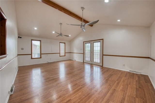 433 Brunner Dr, Monroeville, PA 15146 - spare room featuring healthy amount of natural light, ceiling fan, light wood-type flooring, and recessed lighting