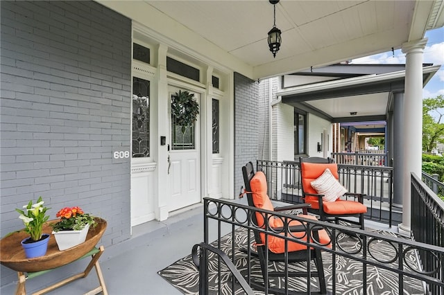 608 N Euclid Ave, East Liberty, PA 15206 - view of exterior entry with covered porch and brick siding
