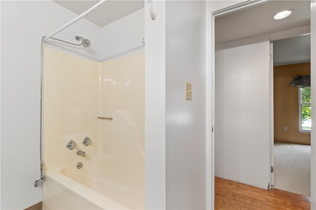 2409 Kenzie Dr, Robinson Twp Nwa, PA 15205 - full bath with wood finished floors and shower / washtub combination