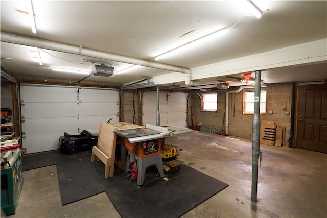 605 E Portersville Rd, Muddy Creek Twp, PA 16051 - garage with a garage door opener