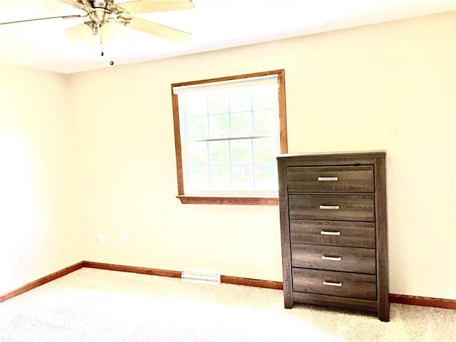 112 Pheasant Ridge Dr, Center Twp But, PA 16001 - unfurnished bedroom featuring baseboards, carpet floors, and a ceiling fan