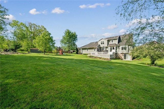 430 Southfield Dr, Hempfield Twp Wml, PA 15601 - view of green lawn featuring a playground