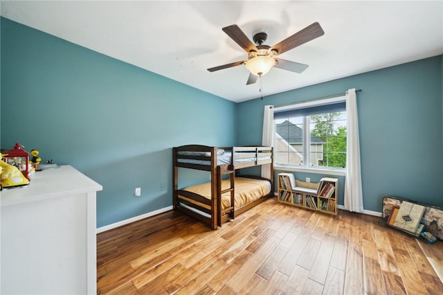 430 Southfield Dr, Hempfield Twp Wml, PA 15601 - bedroom with wood finished floors, baseboards, and ceiling fan